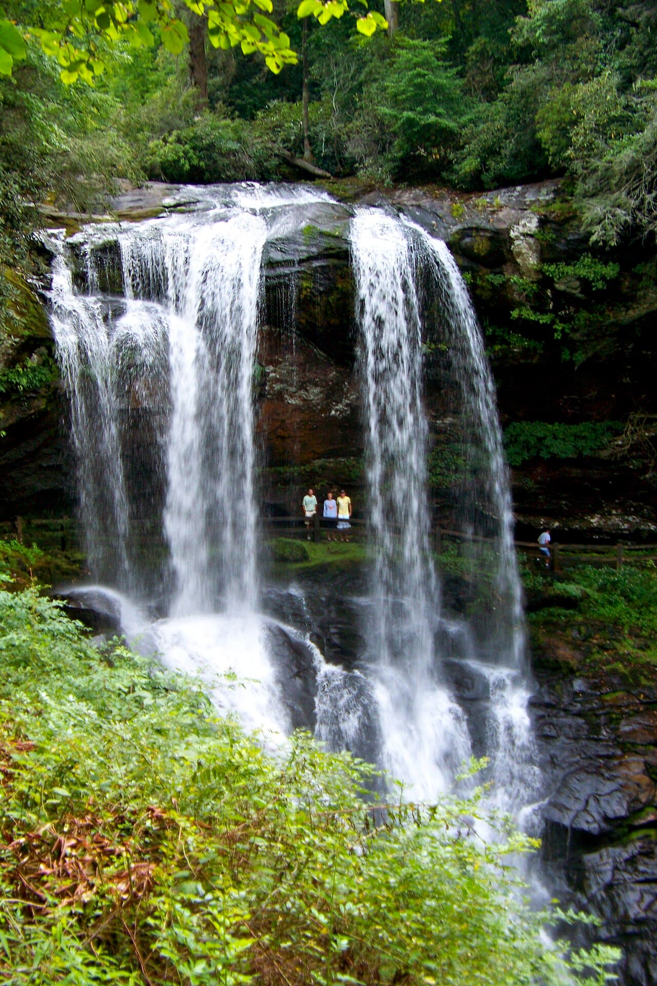 Dry Falls waterfall near Highlands, NC