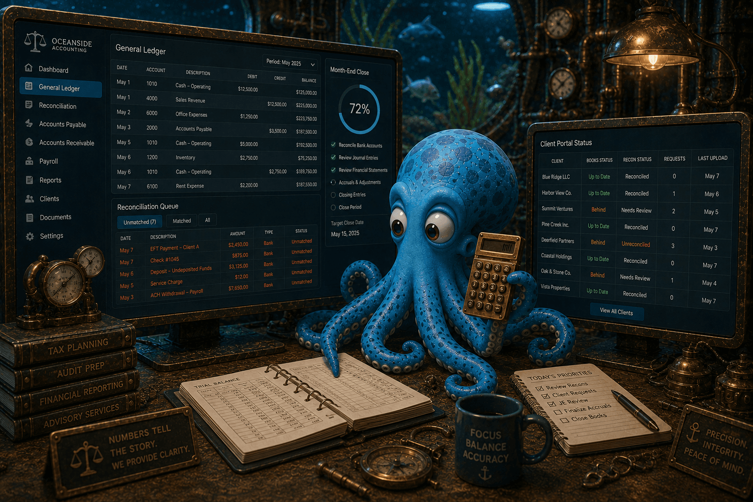 Accounting & Financial Services workspace